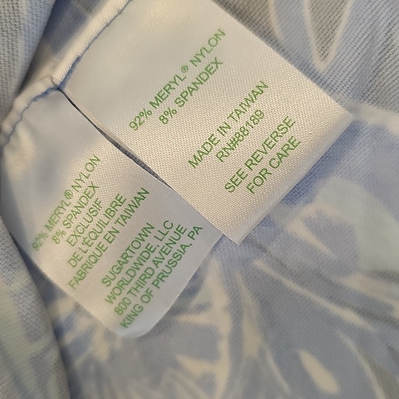 Lilly Pulitzer UPF 50+ ChillyLilly Nadine Dress High Tide You're The Zest LG - Picture 7 of 7